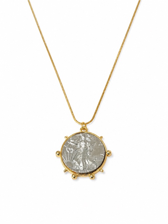 Jewelry - 18k Gold Plated Tone Pendant Necklace - Women Jewelry